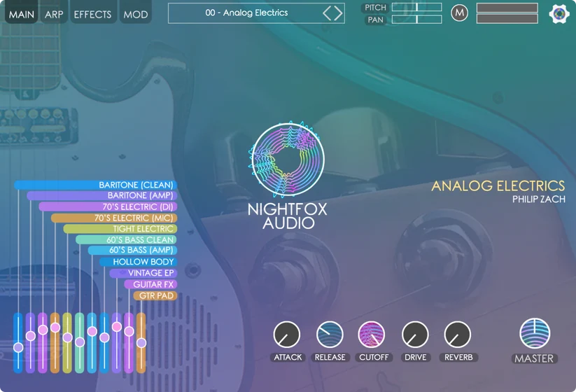 Nightfox Audio Analog Electrics | Easy Installation
