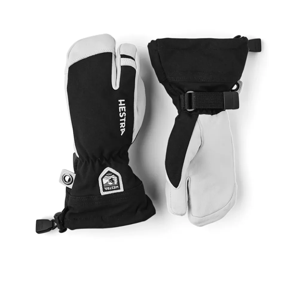 Army Topgrain læder Heli Ski Jr. 3-Finger - Handsker 4