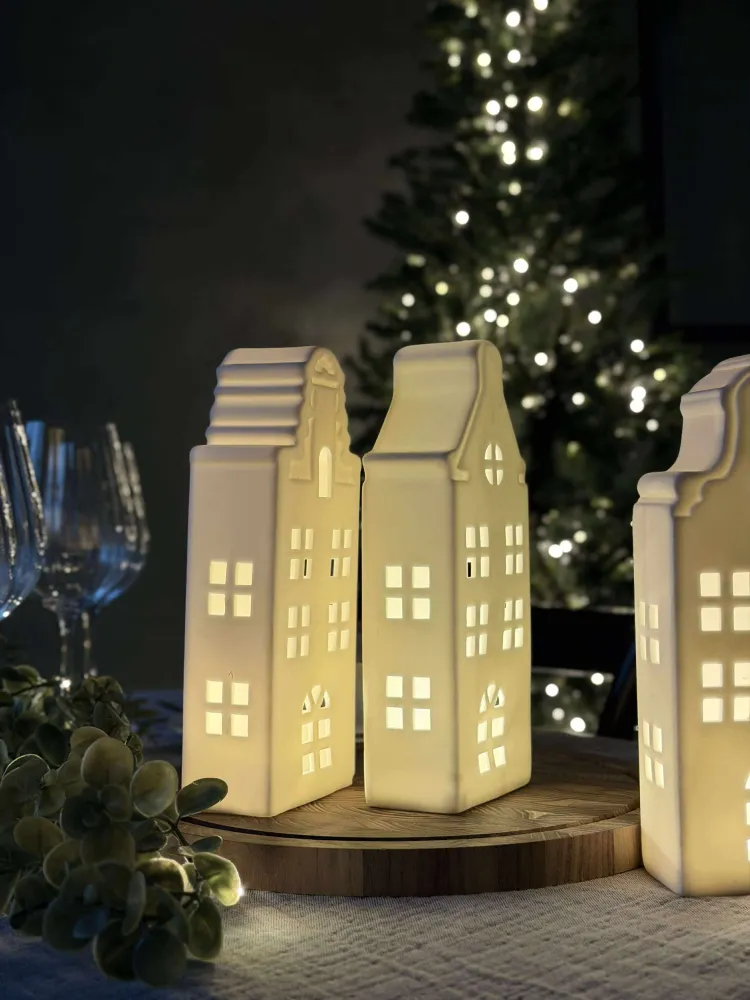 Lyshus med led - WHITE MIX