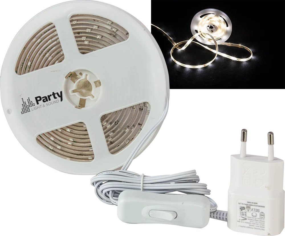 Party LED Strip snow, 3m)