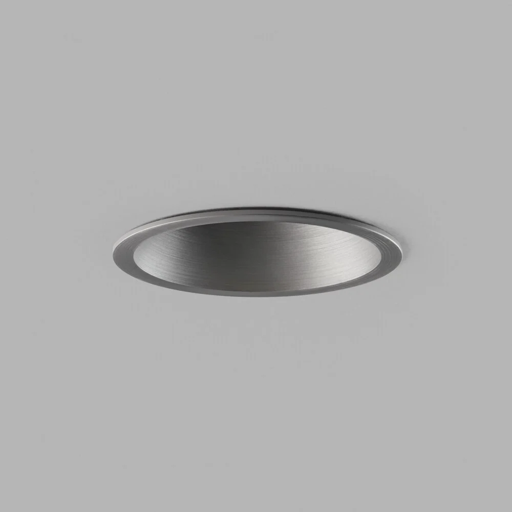 Curve II Ø90 Spotlampe Titanium-framed