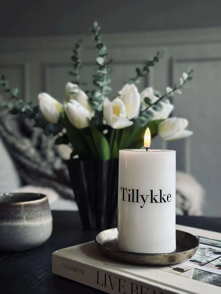 Globe LED Bloklys TWINKLE - Tillykke