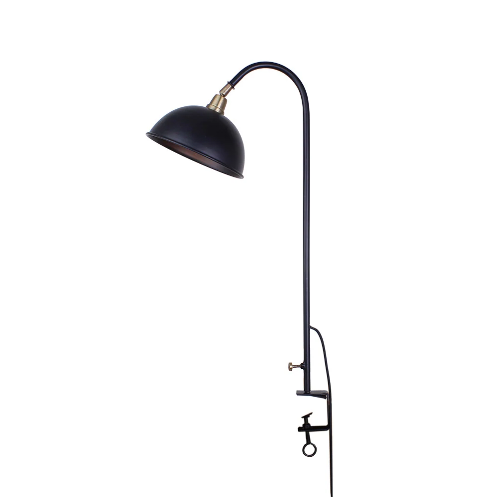 Globe Shape Bordlampe sort/messing