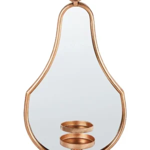 Hængende lysestage Bazarnes all-metal 45 cm gylden 1 stk.