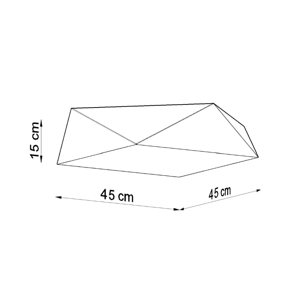 Loftlampe HEXA 45 E26 Base