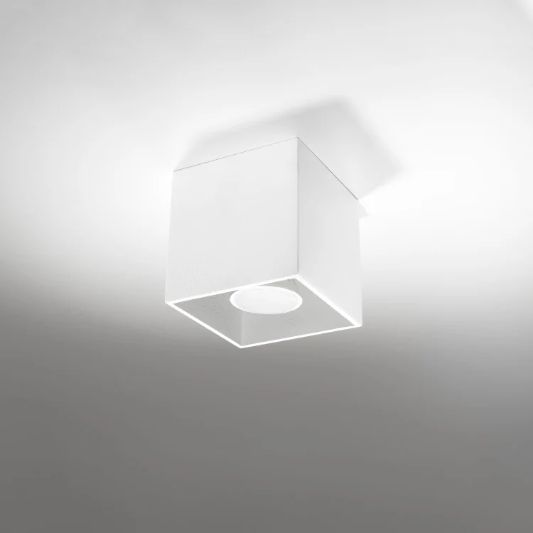 Loftslampe QUAD 1 alabast