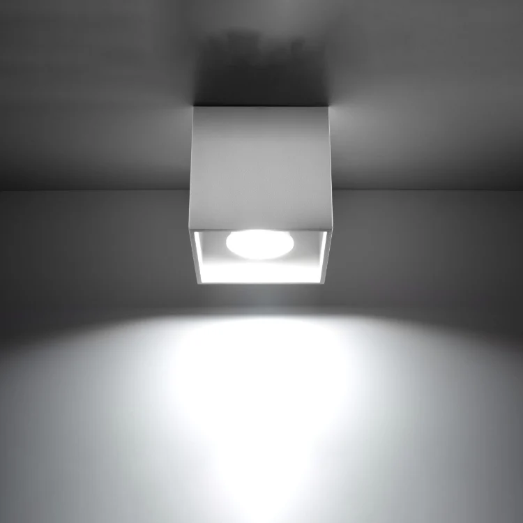 Loftslampe QUAD 1 alabast