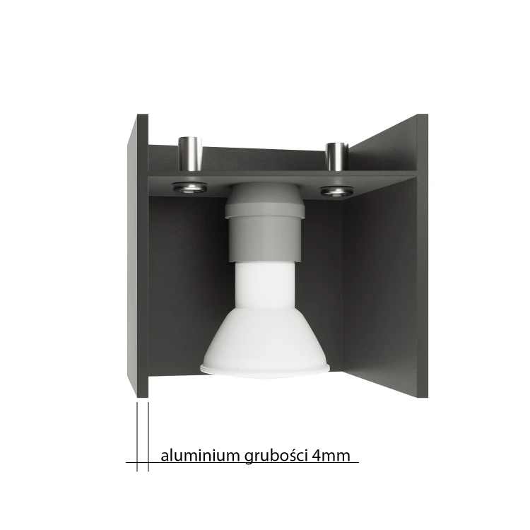 Loftslampe QUAD 1 alabast