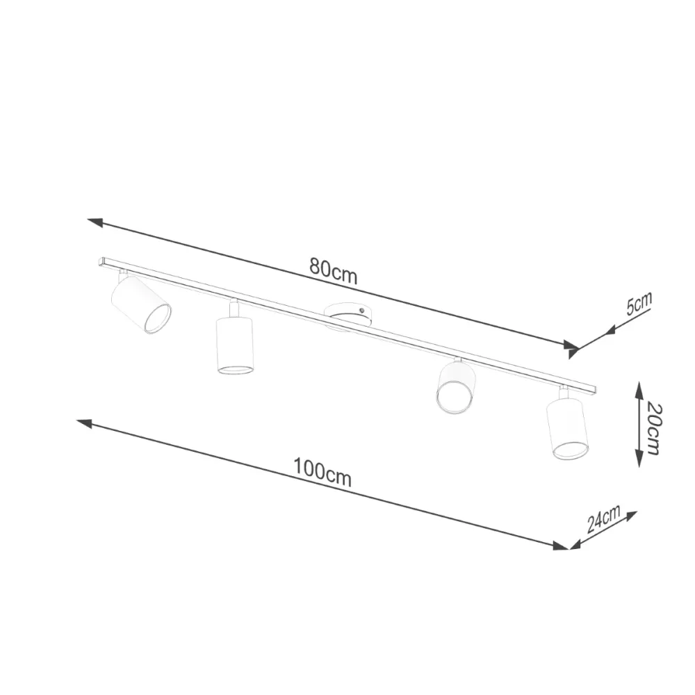 Long-Lasting Loftlampe LEMMI 4L