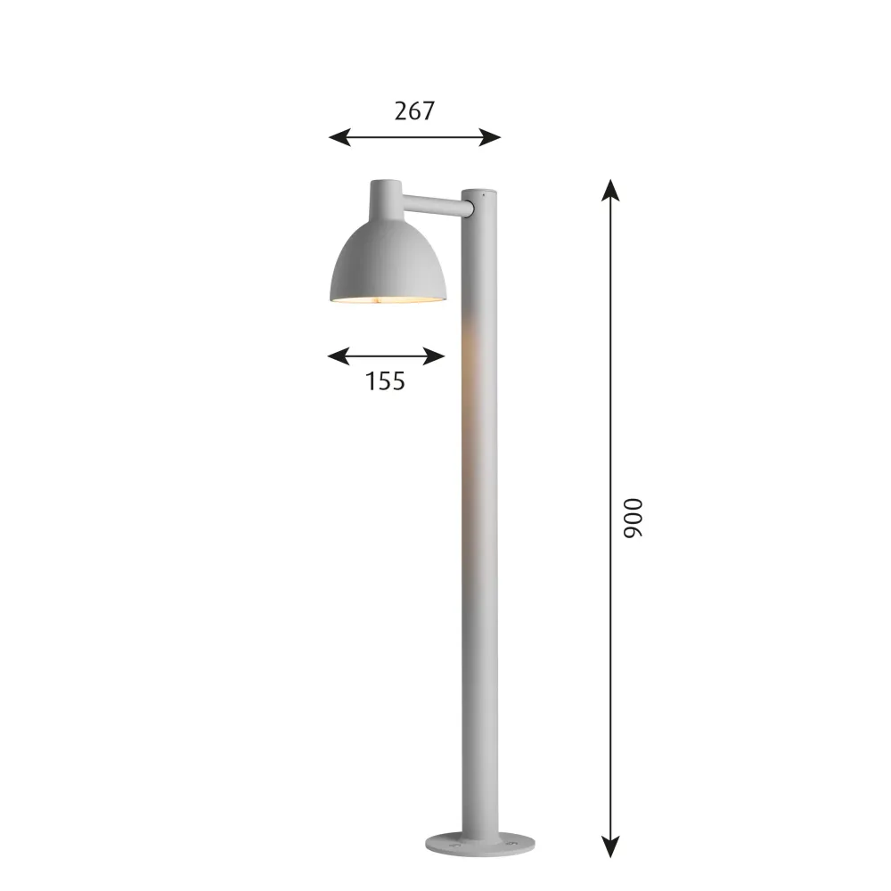 Toldbod 155 Pullert 40W E14 Alu