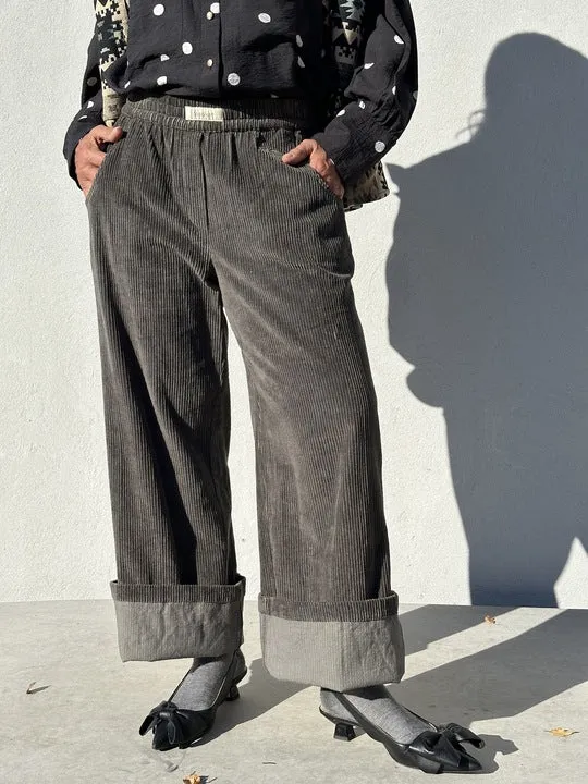 Honolulu Corduroy Pants GREY