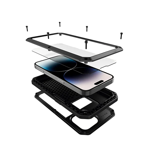 iPhone 14 Pro Max - ToughCase 2.0 IP68 Vandtæt Håndværker Cover