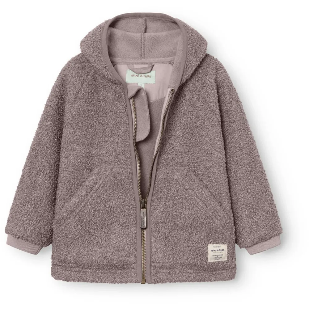 Pocket ture Zinc Purple Matliff Teddyfleece Jakke. GRS