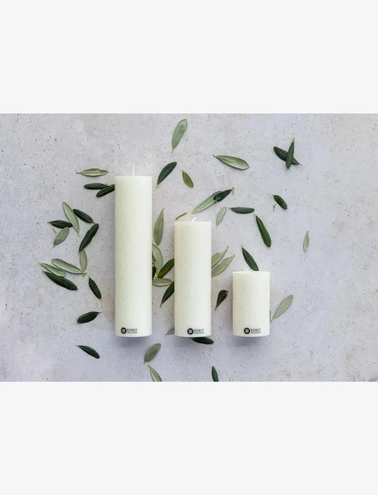 Olivenvoks Bloklys Medium - White Home & Office