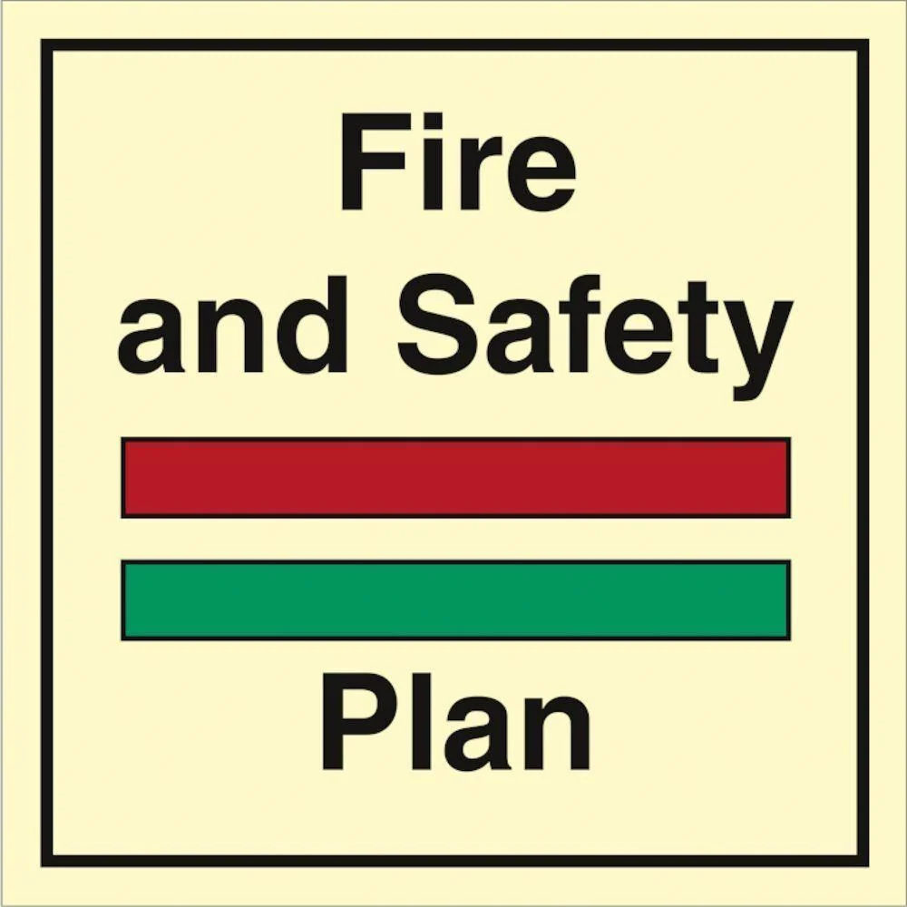 Sign IMO Fire and safety plan 104333