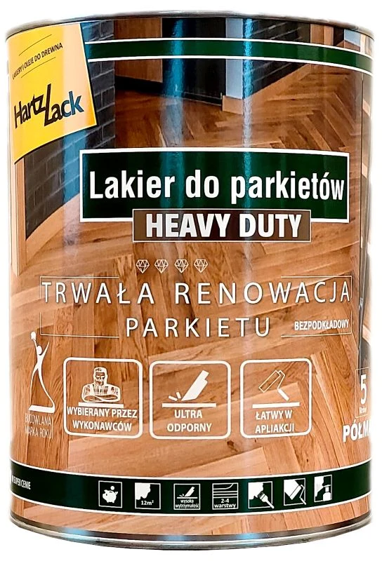HartzLack Solid Duty mat lak 5 l Quick-Release