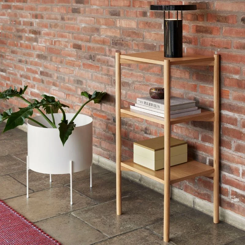 Hübsch Solution reol i lyst egetræ Work Light