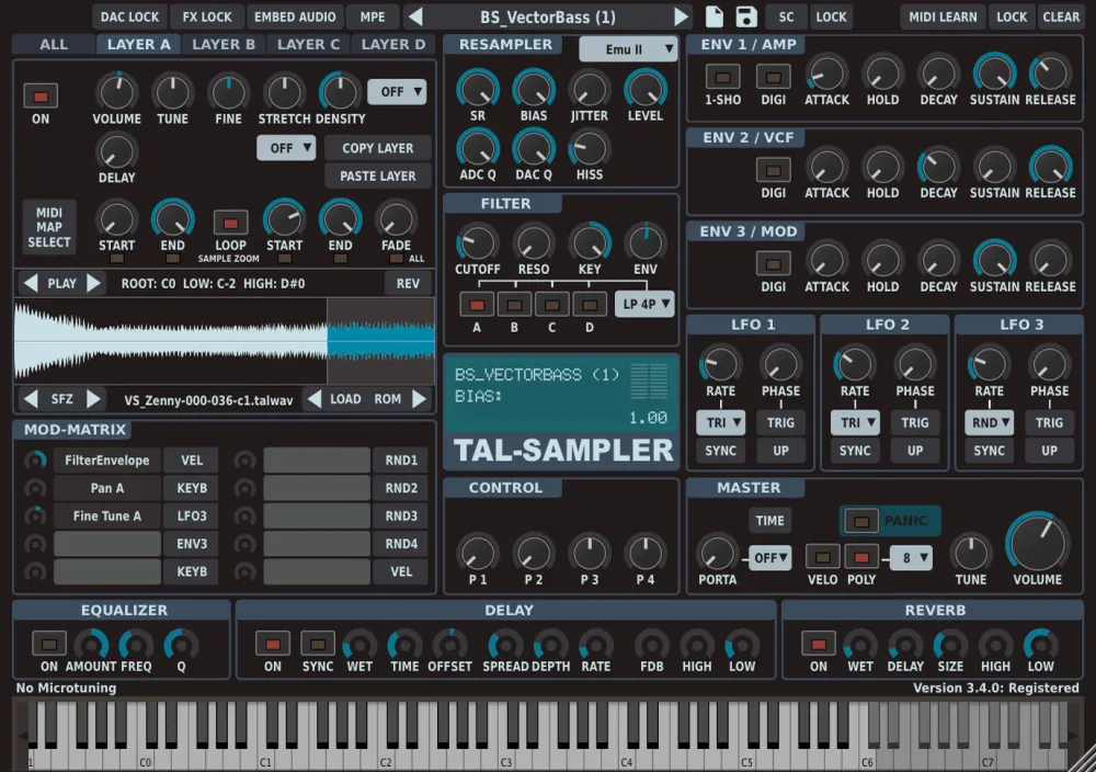 High Precision TAL Sampler