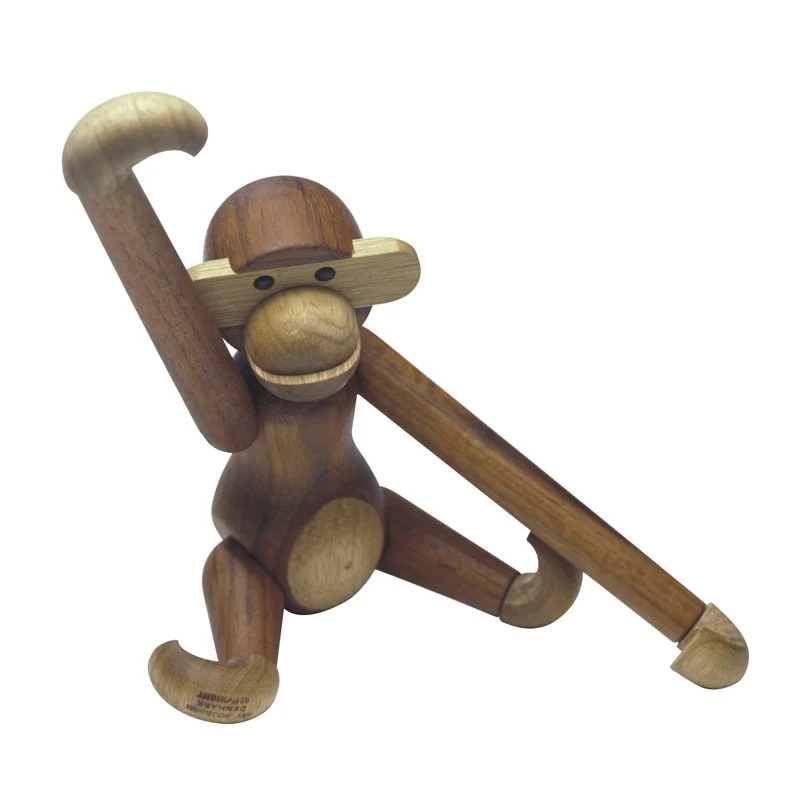 Kay Bojesen abe mellem H40 cm – teak/limba