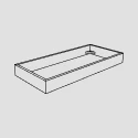 Module 1, High base, Oiled, Depth 26 cm