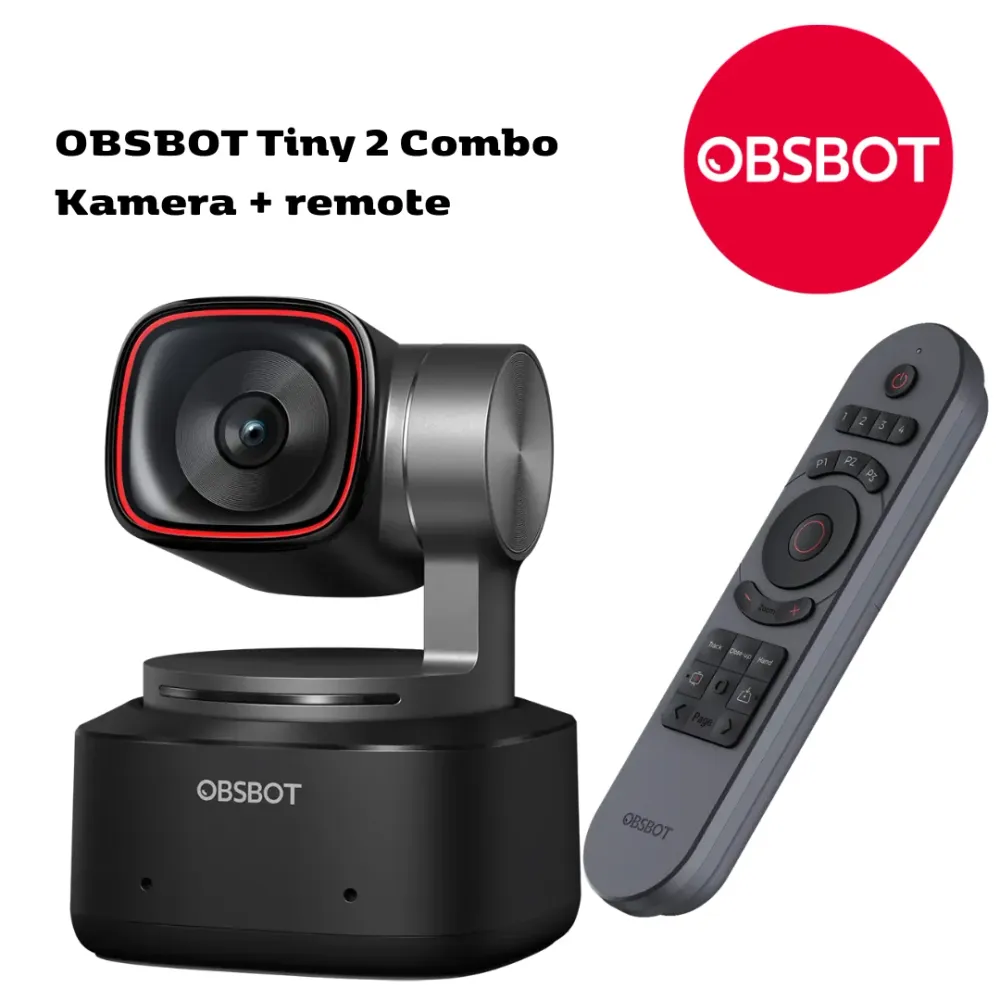 OBSBOT Compact 2 Combo. Kamera + Remote