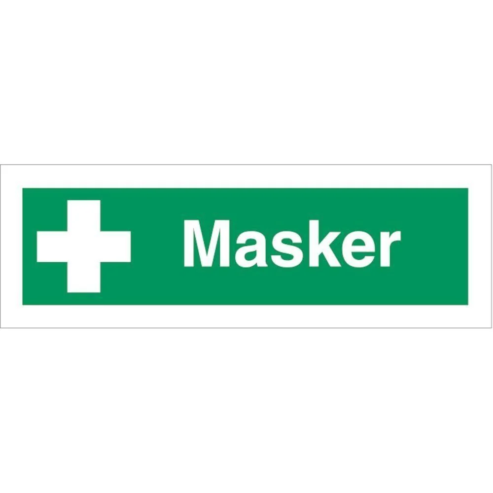 Skilt Masker H408