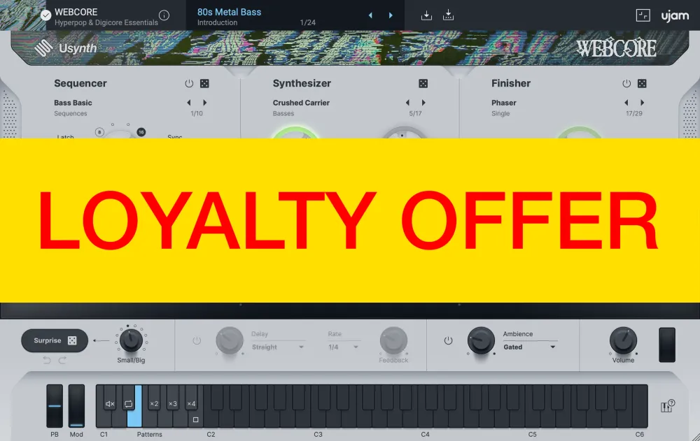 UJAM WEBCORE Loyalty Offer Quick-Release