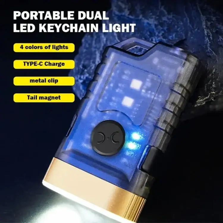 A11 Mini LED-lommelygte med dobbelte LED-lys