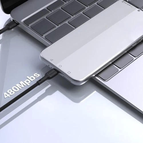 Dudao L9C USB-C-kabel 65 W - 2 m - Sort