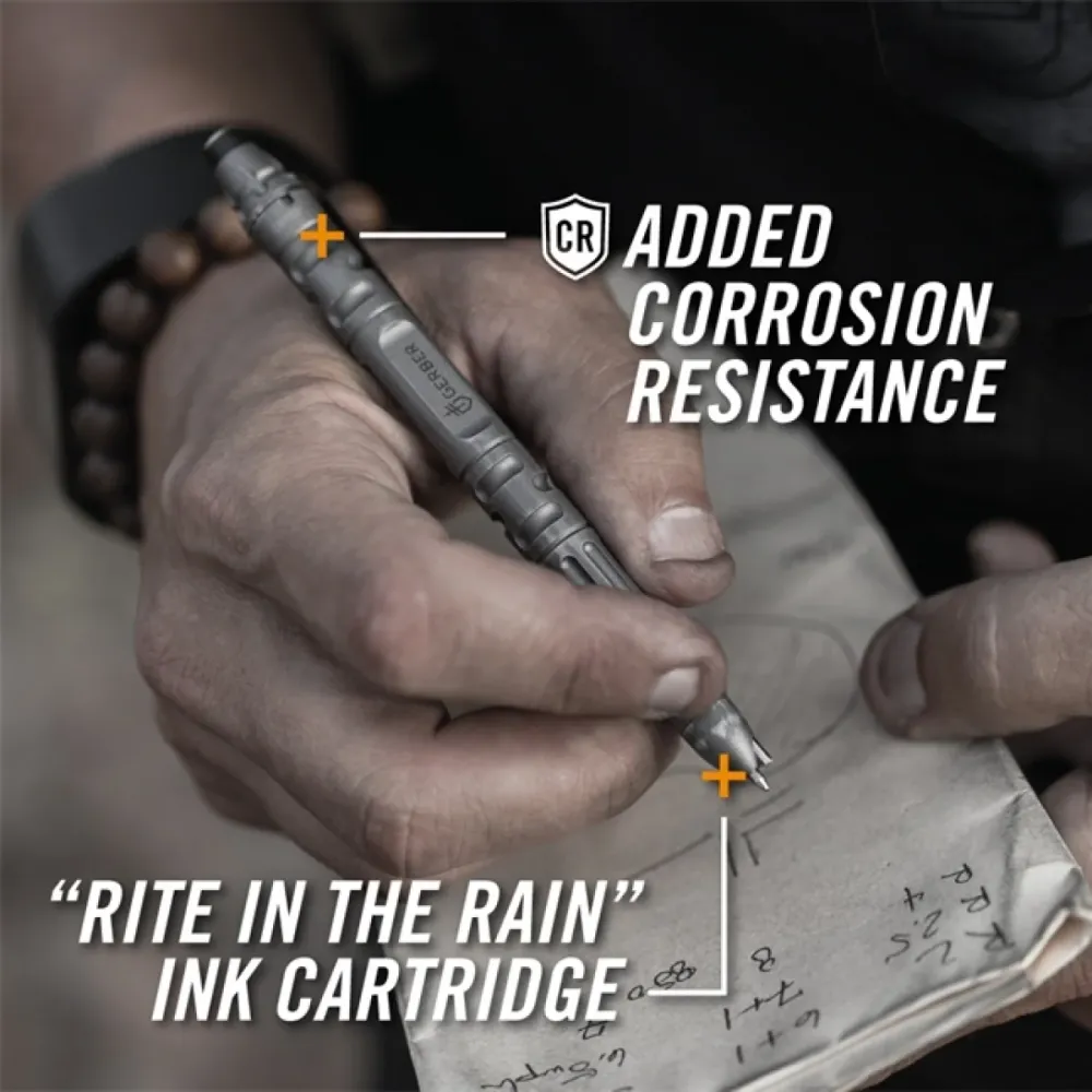 Impromptu Tactical Pen - Tactical Silver - Gerber