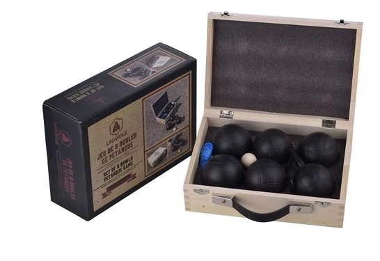 Laguiole Petanque sæt Sort