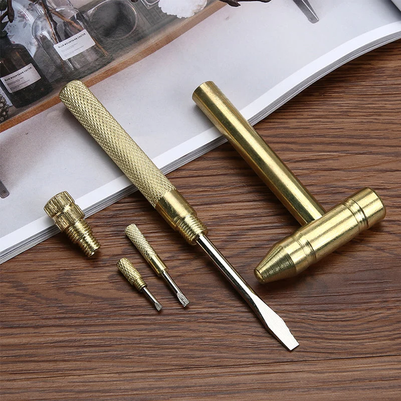 6 i 1 Micro Mini Multifunktions Kobberhammer