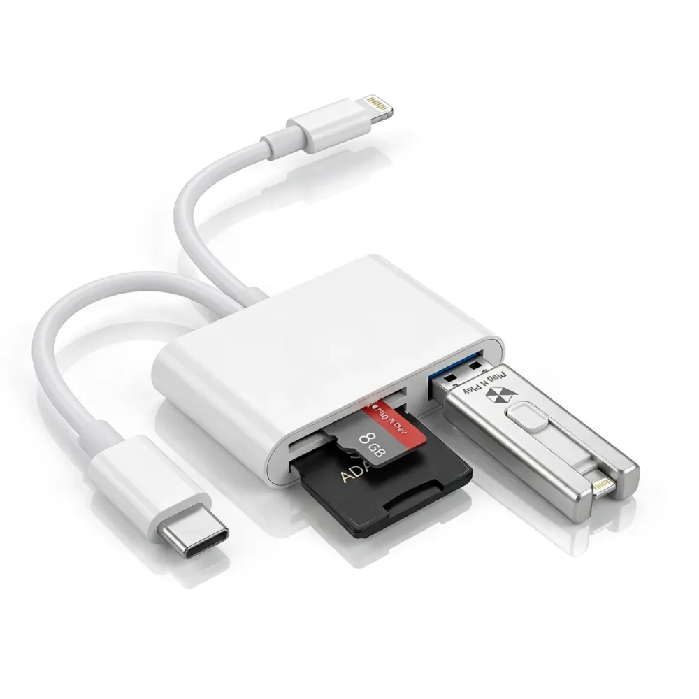 Multikortlæser til Telefon og PC