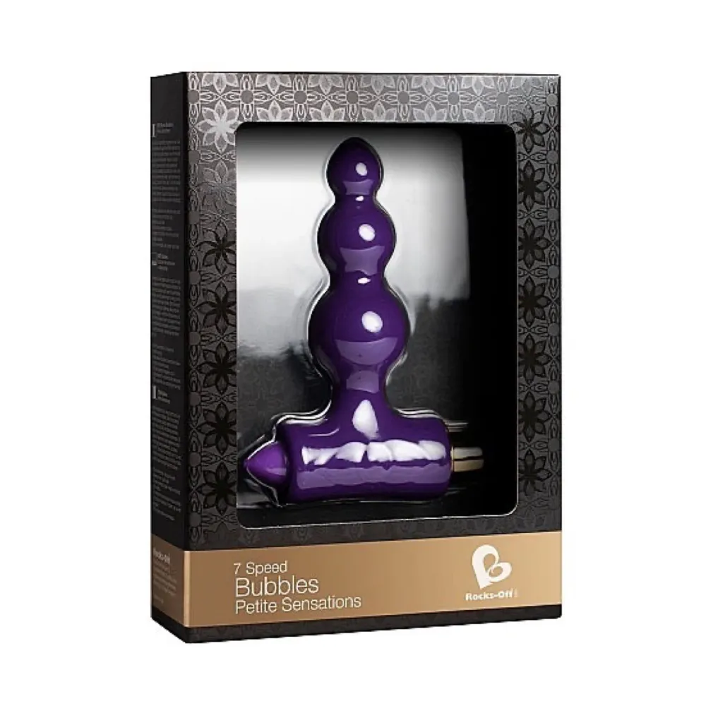 PETITE - BUBBLES VIBRERENDE LILLA BUTT PLUG