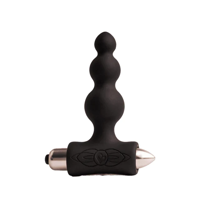 PETITE - BUBBLES VIBRERENDE SORT BUTT PLUG