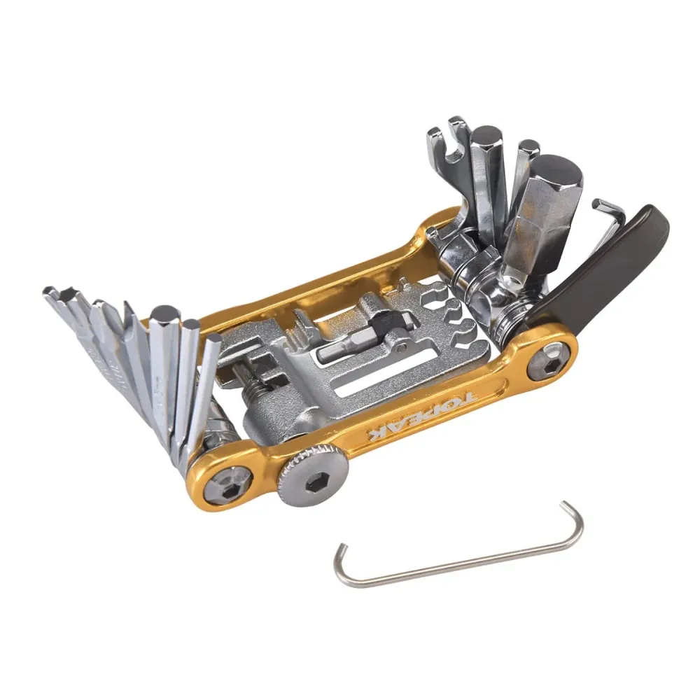 TOPEAK MINI PRO Gold Multi-Tool (20 værktøjer + etui)