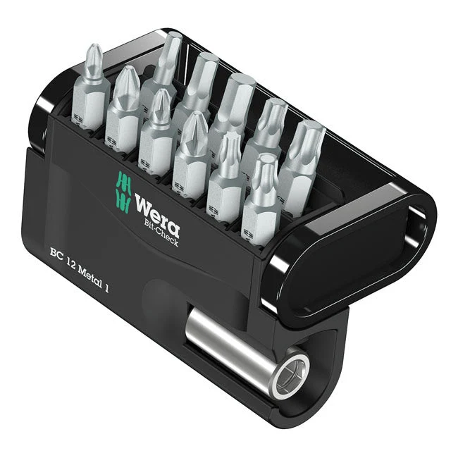 Wera Bitsortiment 12 dele med bitholder
