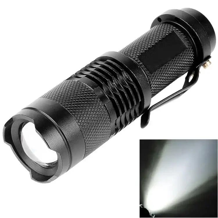 Zoombar LED-lommelygte med CREE Q3 og 180 lumen