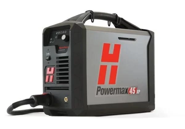 088133 Powermax45 XP system, 230V 1-PH, CE/CCC, plus CPC port, 75° handheld torch w/consumables, 15.2m lead