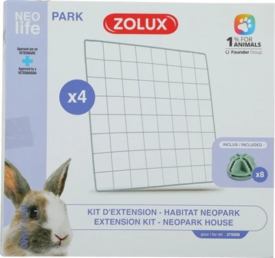 Zolux Neolife Neopark Konijn Uitbereidingsset Gaaspanelen