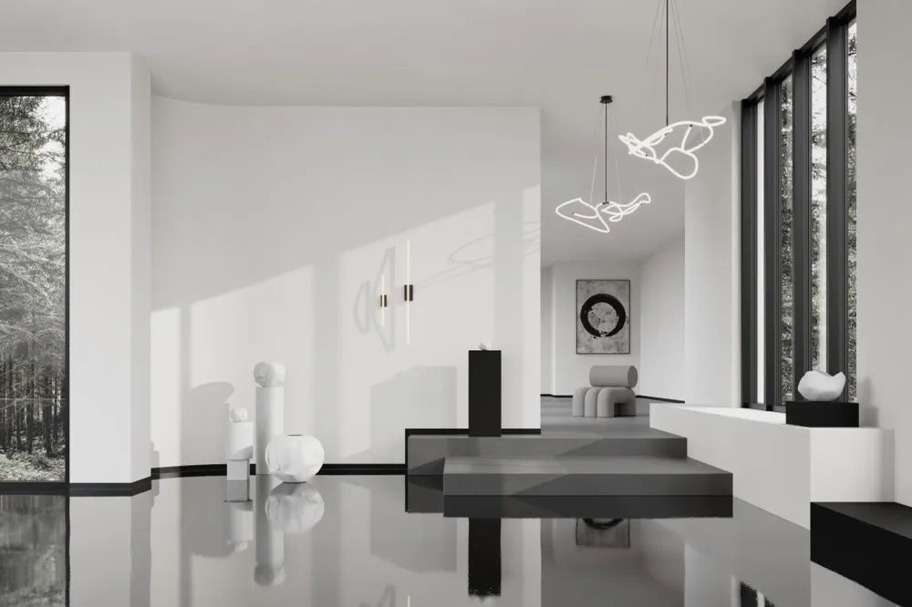 Column Table - Bone White